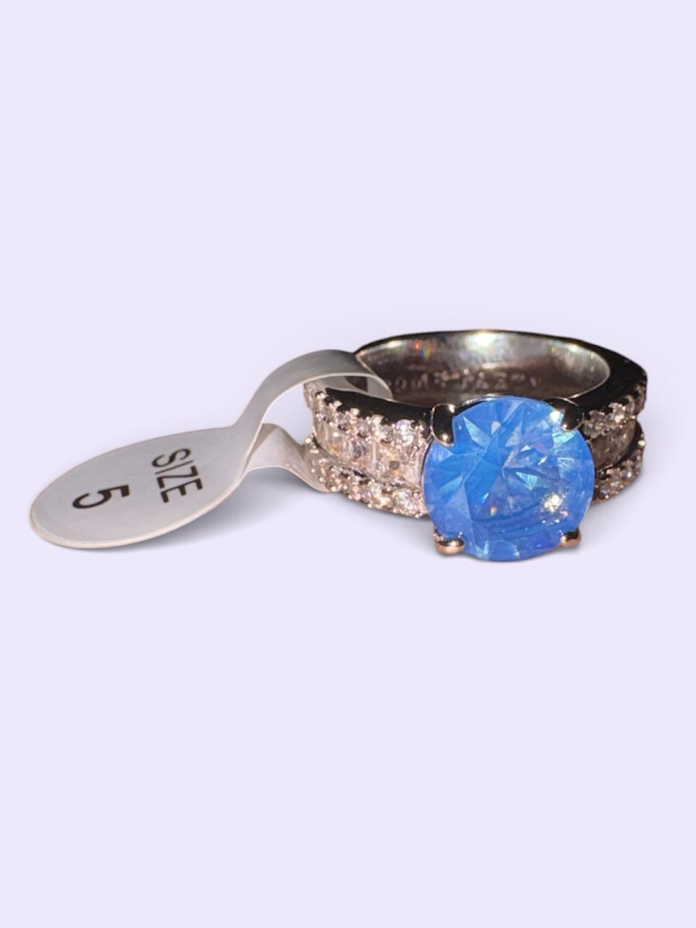 Blue Moonstone Ring